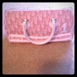 Authentic Pink Boston Christian Dior Bag 🌟